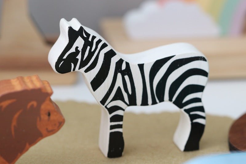 Tender Leaf Toys Wooden Animal Zebra - image 2