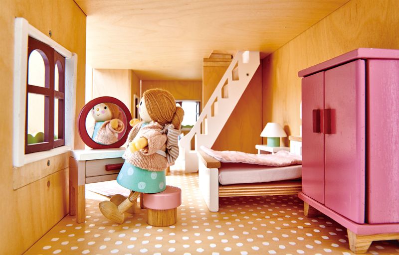 Tender Leaf Toys Dovetail Dollhouse Bedroom Set