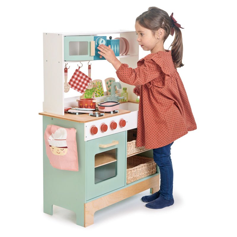 Tender Leaf Toys Pretend Mini Chef Kitchen Range