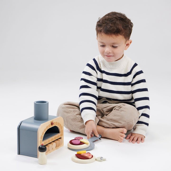 Tender Leaf Toys Pretend Make Me a Pizza Set