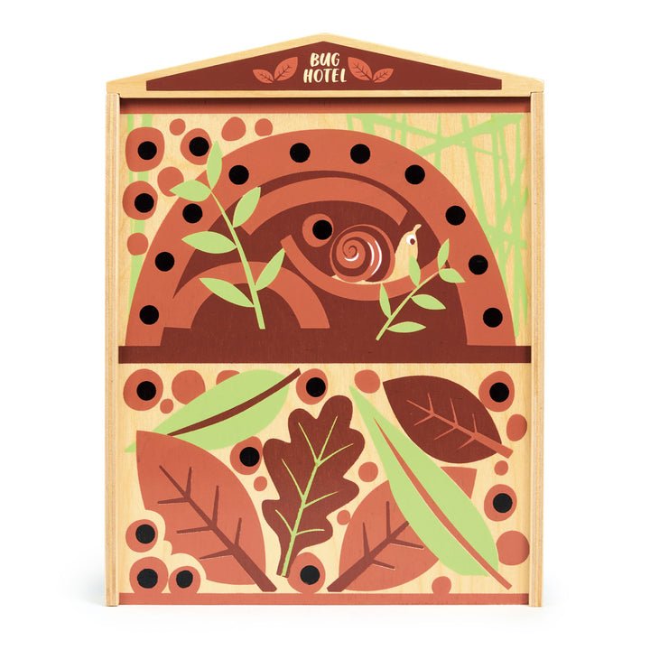 Tender Leaf Toys Pretend Wooden Bug Hotel Play Set