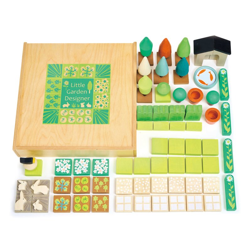 Tender Leaf Toys Pretend Little Garden Designer Play Set