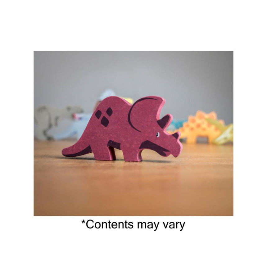 Tender Leaf Toys Wooden Selection of Wooden Dinosaurs