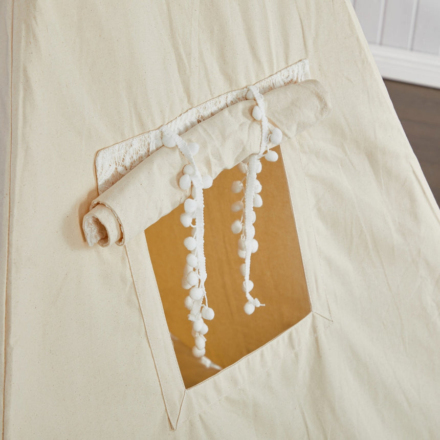ALL 4 KIDS Della Lace Kids Square Teepee Tent