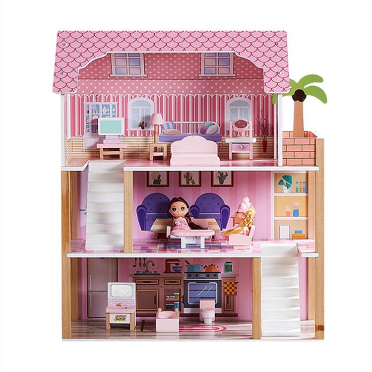 ALL 4 KIDS Eliana 3 Level Dollhouse