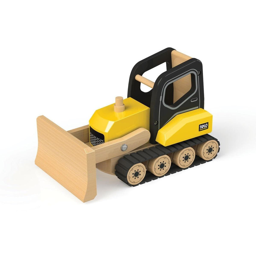 Tidlo Wooden Construction Toy - Bulldozer