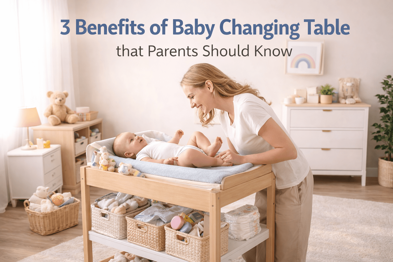 3 benefit of baby changing table that parents should know