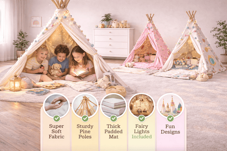 A quick comparison on why All4Kids TeePees are the best!