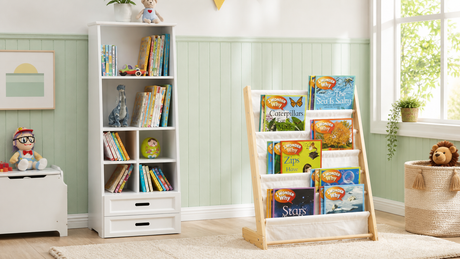 Sling Bookshelf vs Bookcase: Which Is Right for Your Kids?