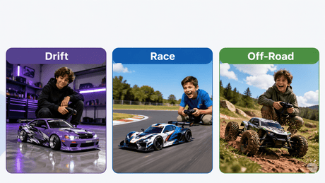 Drift, Race or Off-Road: Which RC Car Style Suits Your Kid?