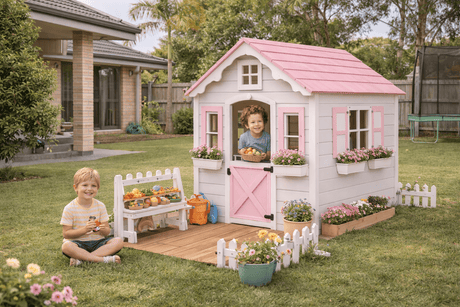Turn Your Backyard into your child's haven with sturdy Playhouses