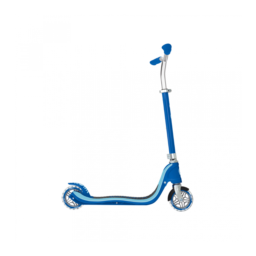 Globber FLOW 125 Wcooter with Light Up Wheels - Navy Blue