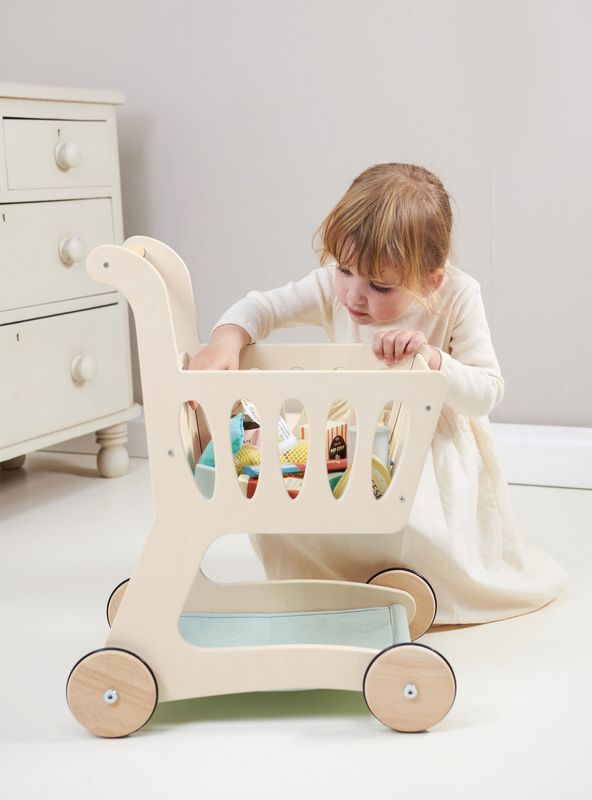 Tender Leaf Toys Pretend Shopping Cart