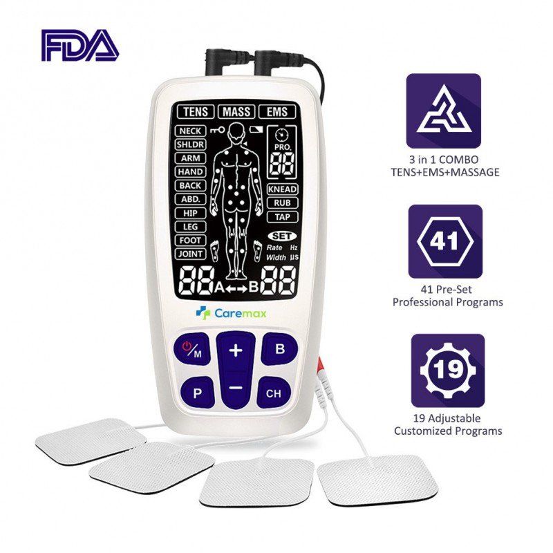 CareMax Careone TENS & EMS & Massage 3 in 1 Combo Machine