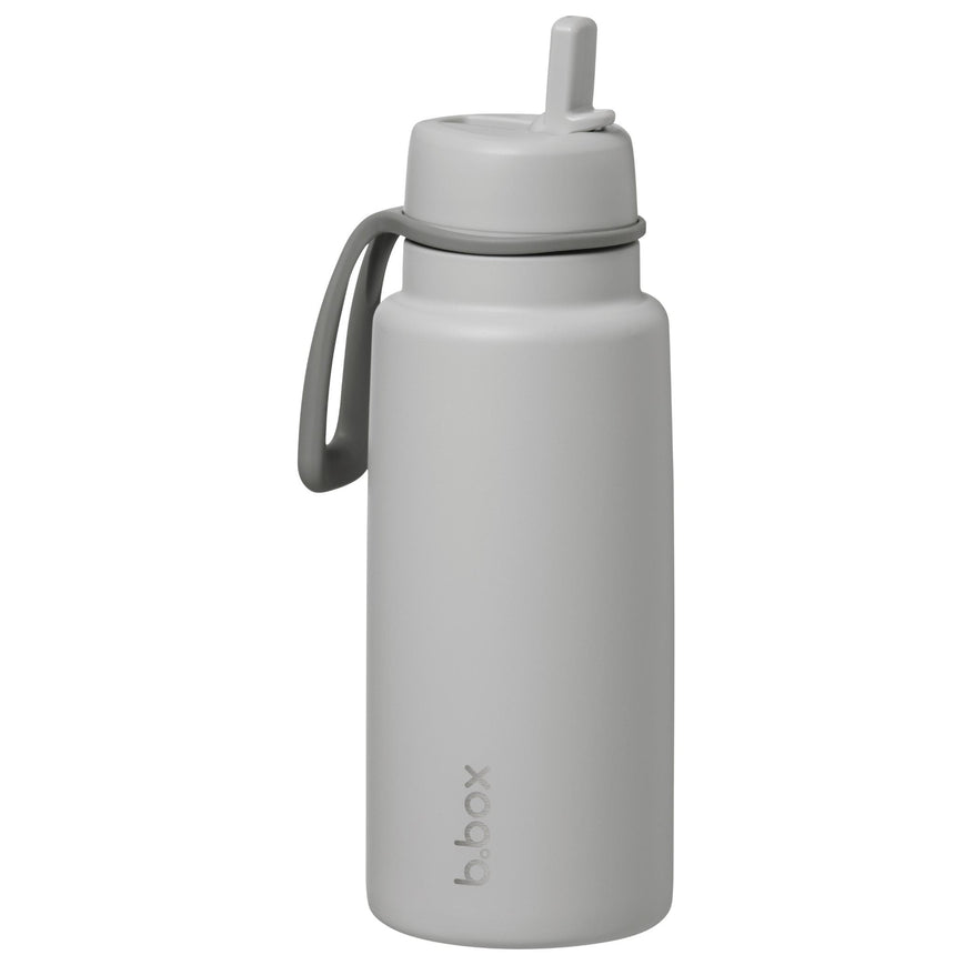 B.Box 1L Insulated Flip Top Drink Bottle - Shadow