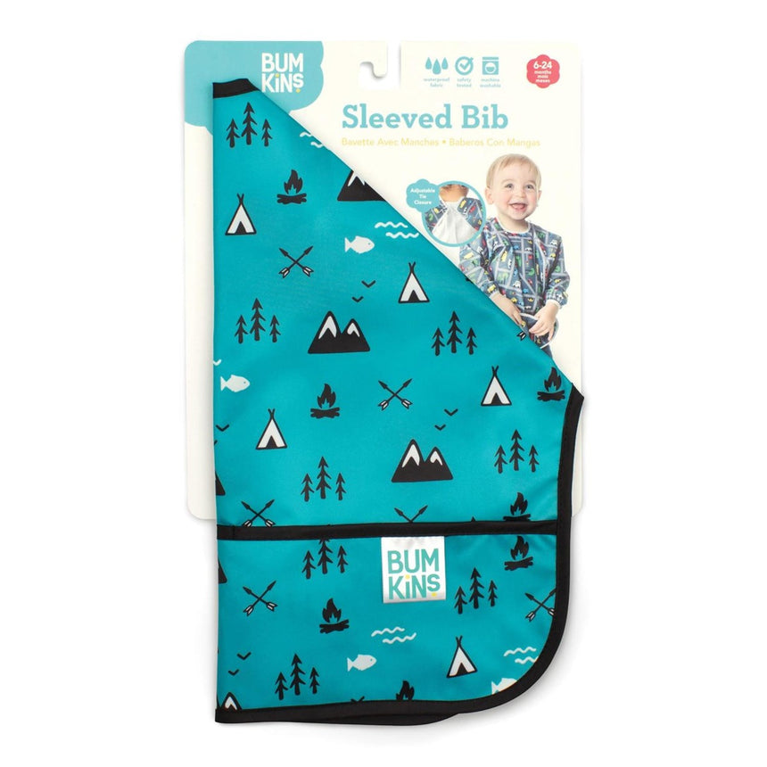 Bumkins Waterproof Sleeved Bib - Outdoors