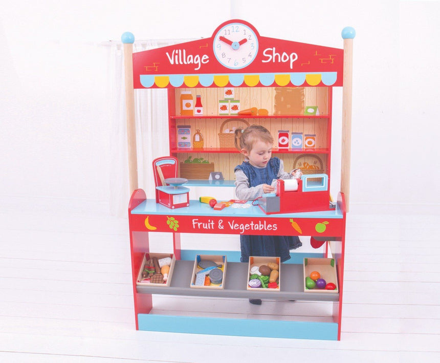 Bigjigs Toys Pretend Village Shop