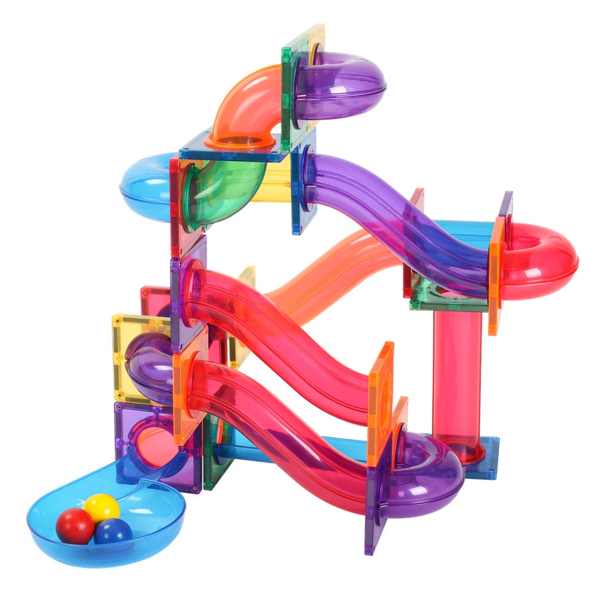 MNTL Magnetic Tiles Marble Run 100 Pcs Set