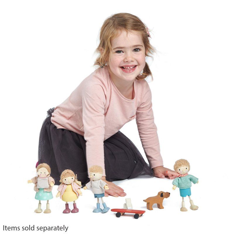 Tender Leaf Toys Doll Amy with Flexible Limbs & Her Rabbit
