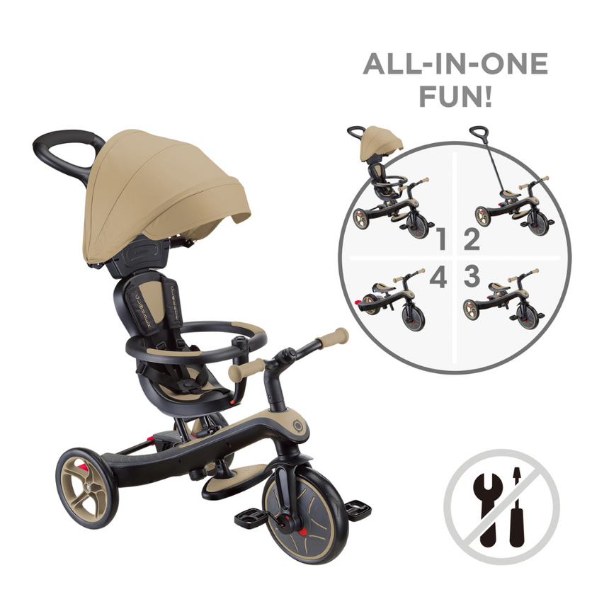 Globber Explorer Trike 4in1 - Sand