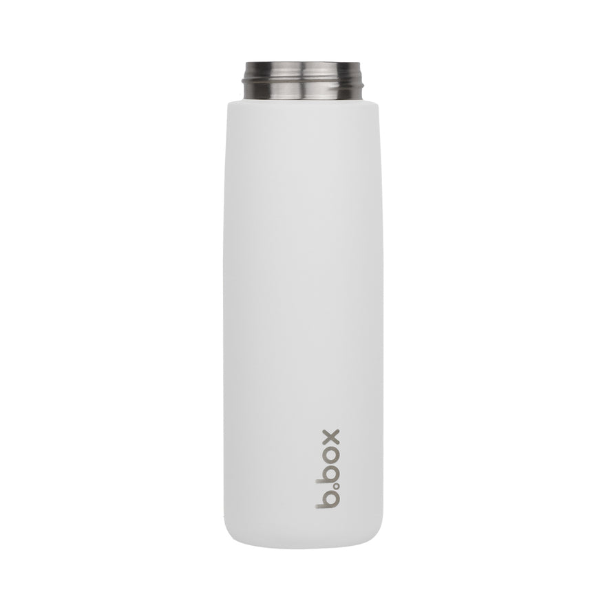B.Box 690mL Insulated Flip Top Drink Bottle - White out