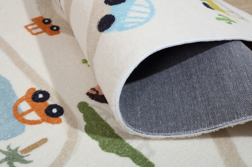 All 4 Kids Zoo Map Rug - Small 120 X 160 cm