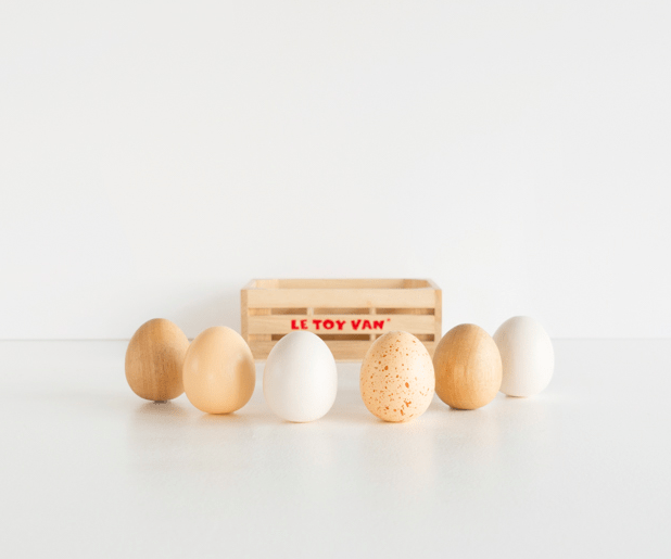Le Toy Van Honeybake Farm Eggs in Crate