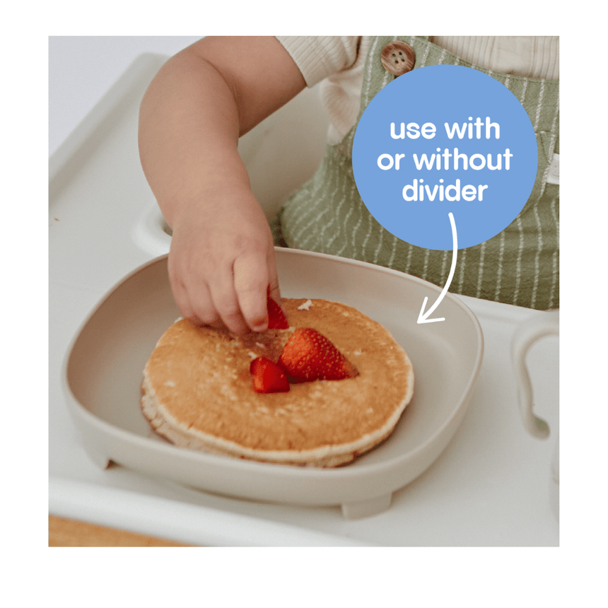 B.Box Silicone Plate + Lid - blush