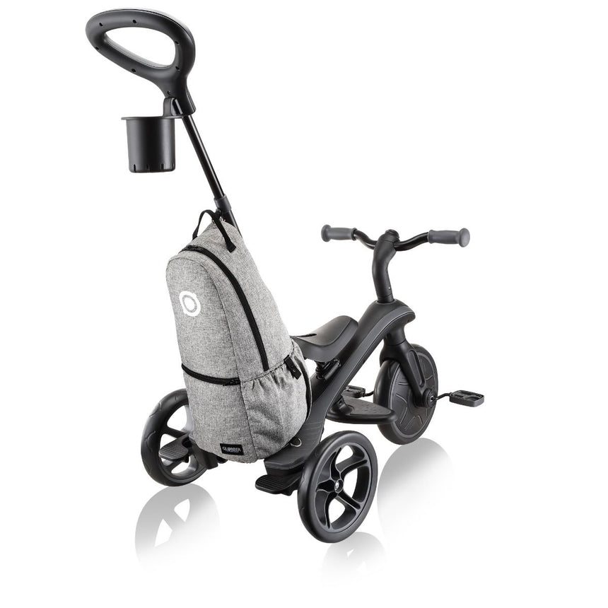 Globber Explorer Trike 4 in 1 DELUXE PLAY - Black/Grey