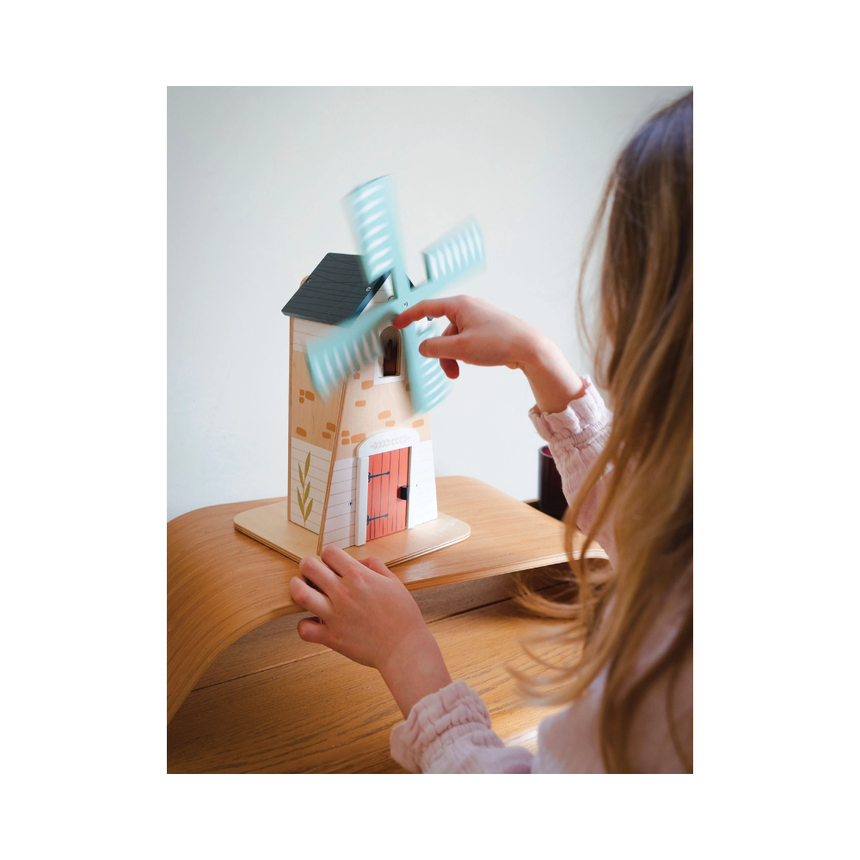 Tender Leaf Toys Wooden Penny Windmill Set