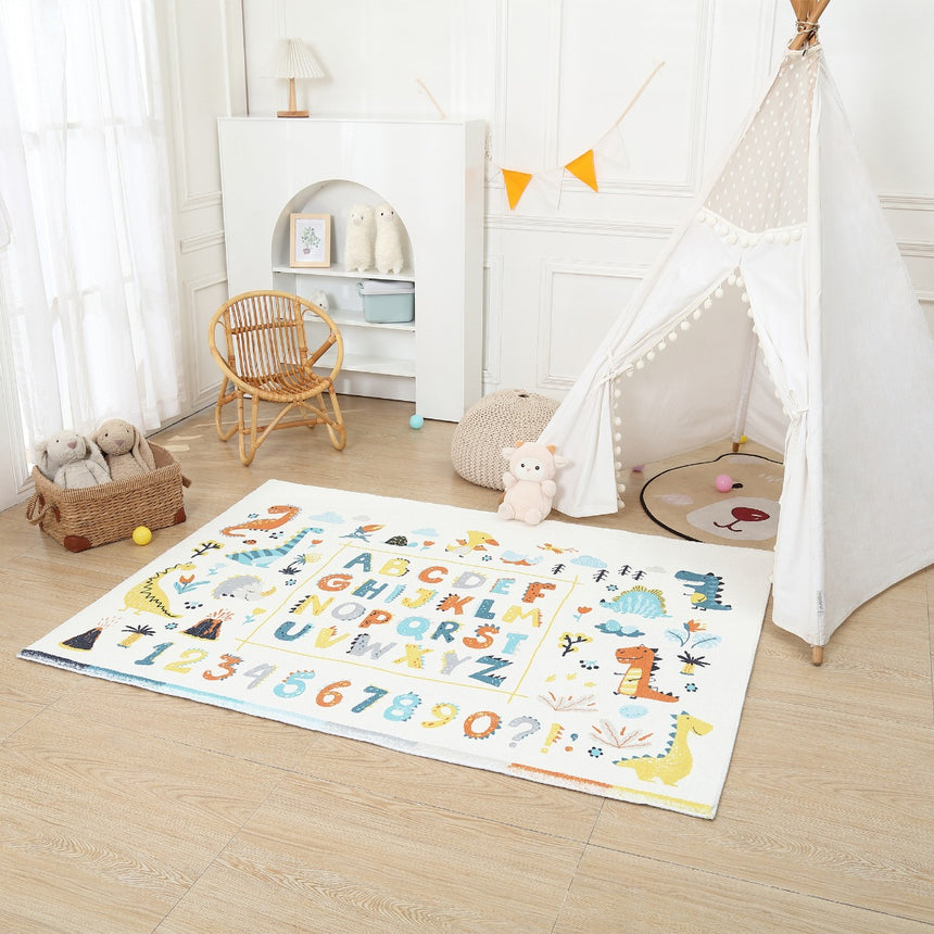 All 4 Kids Dino Alphabet Rug
