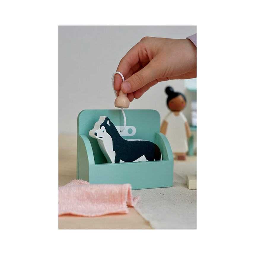 Tender Leaf Toys Waggy Tails Dog Salon Play Set
