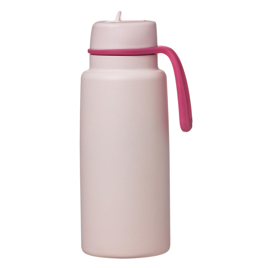 B.Box 1L Insulated Flip Top Drink Bottle - Pink Paradise