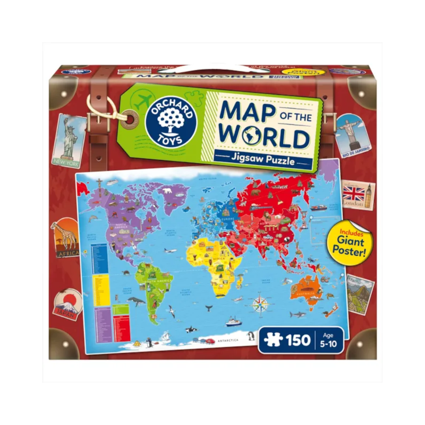 Orchard Toys Jigsaw - Map of the World
