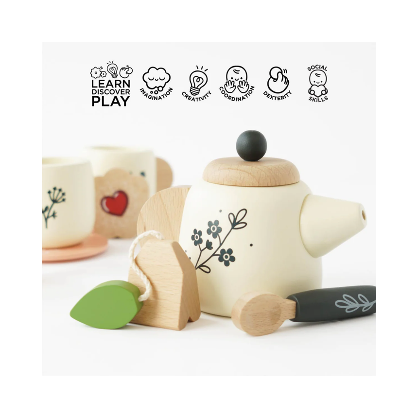 Le Toy Van Wooden Tea Set & Tray