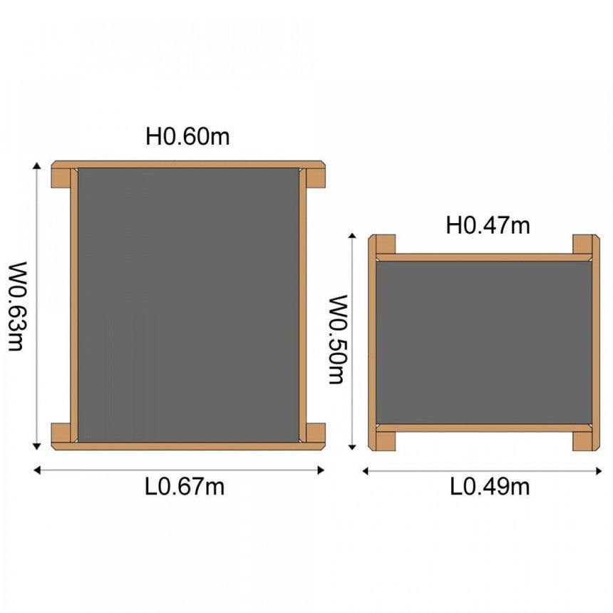 Plum Wooden Sand & Water Tables