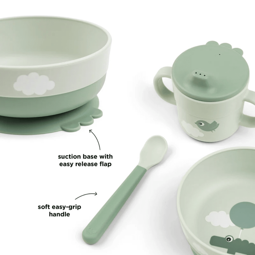 Done by Deer Foodie First Meal Set Green