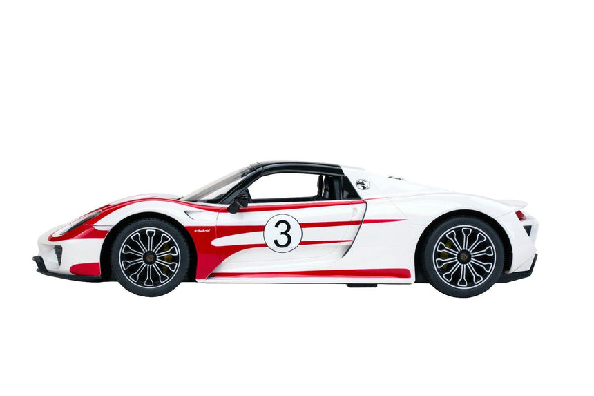 Rastar Licensed 1:14 Radio Control Car - Porsche 918 Spyder with USB Charger