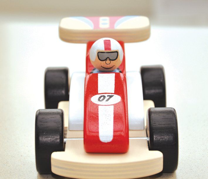 Indigo Jamm Wooden Racing Rocky