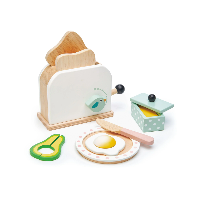Tender Leaf Toys Pretend Breakfast Toaster Set