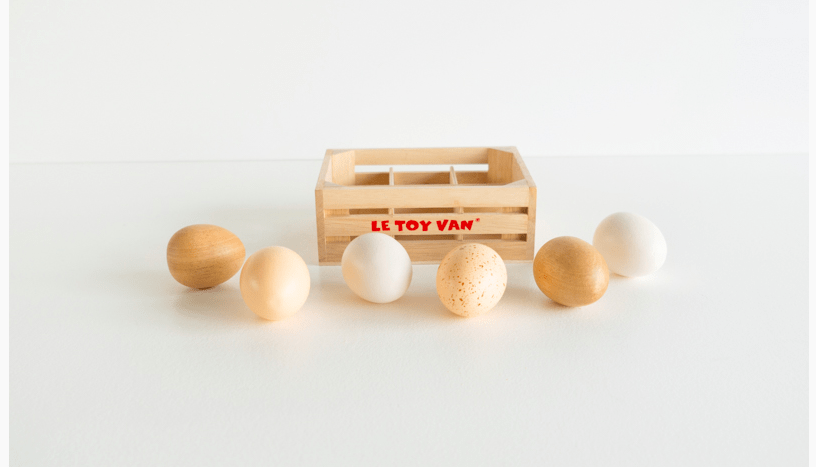 Le Toy Van Honeybake Farm Eggs in Crate