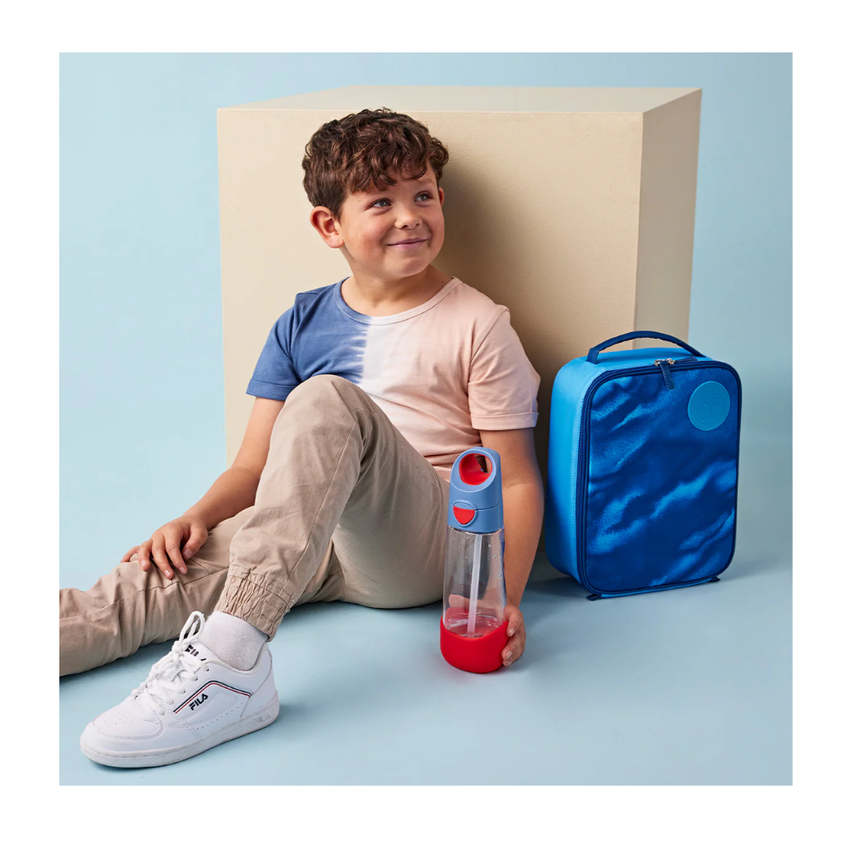 B.Box 600mL Tritan Drink Bottle - Blue Blaze