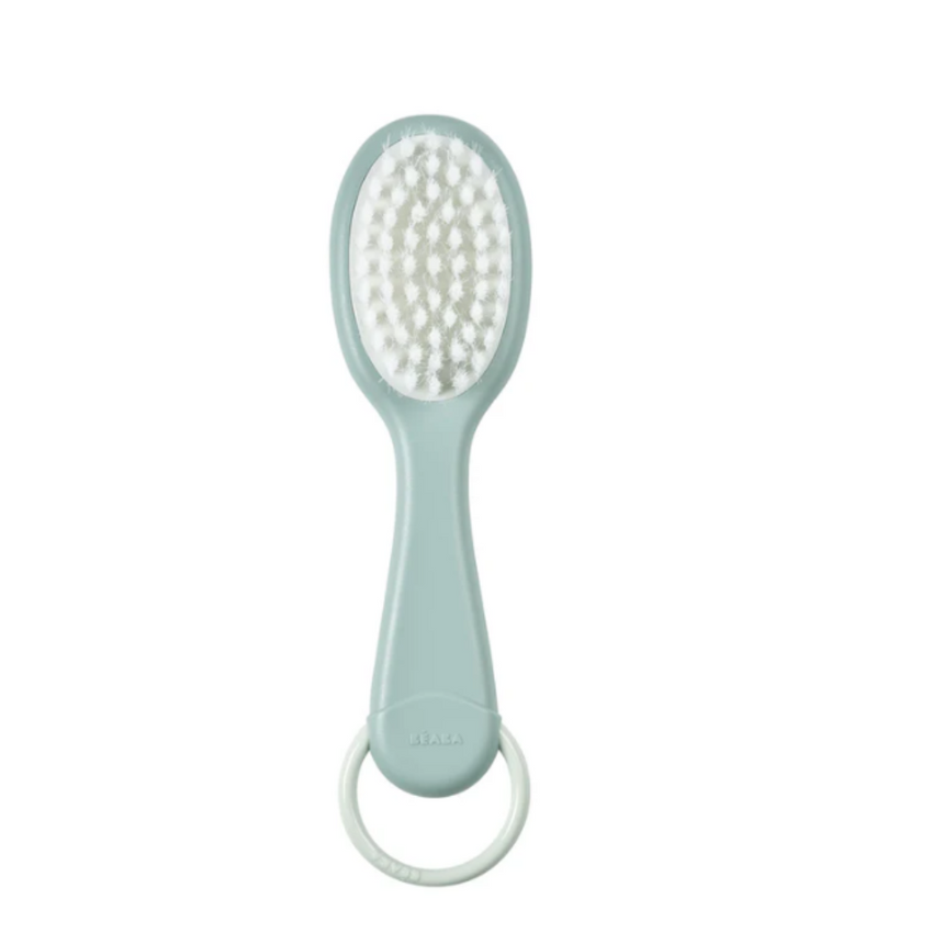 Beaba Baby Brush & Comb - Green Blue