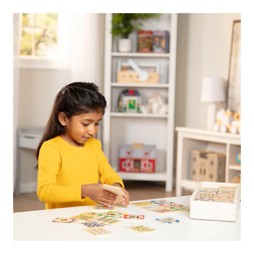 Melissa & Doug Numbers Wooden Puzzle Cards