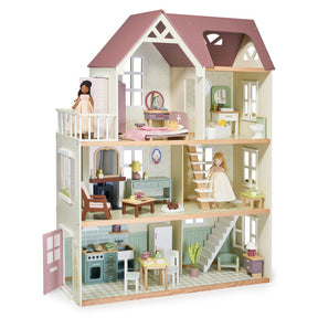 Tender Leaf Toys Mulberry Mansion with Furniture