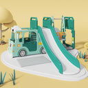 Lucas Baby Slider and Swing Play Center with Bus - Green