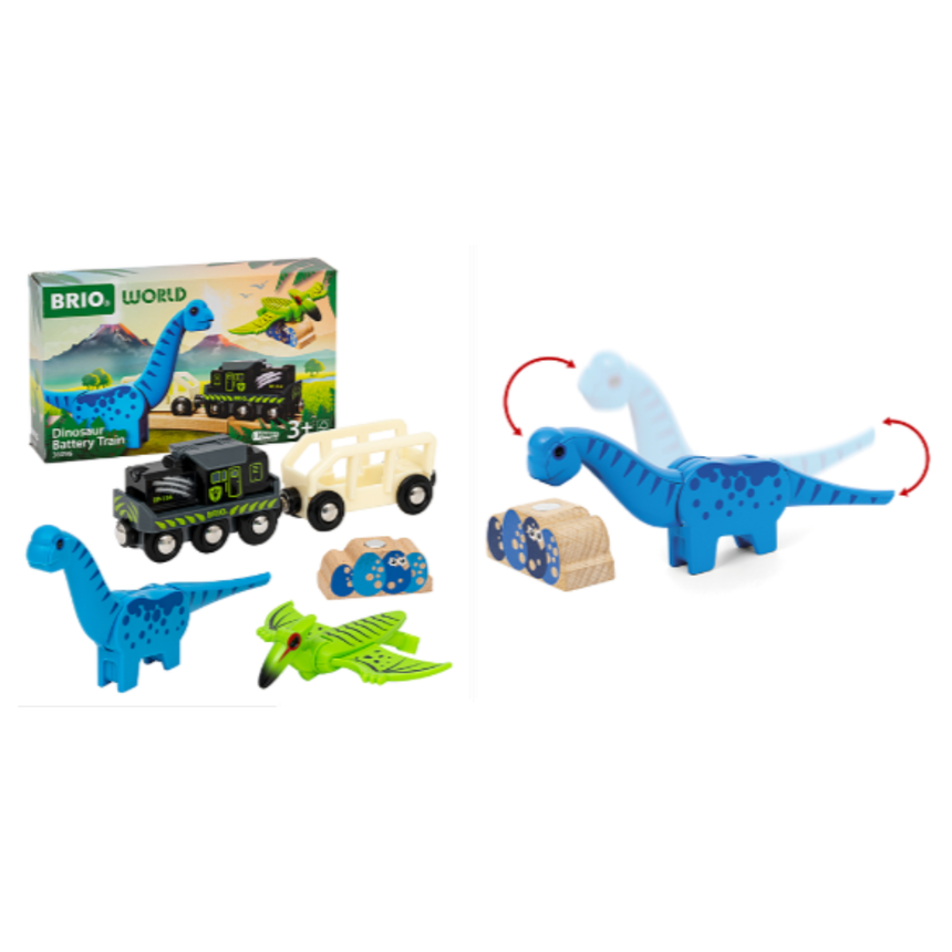 BRIO Dinosaur Battery Train 5 pieces
