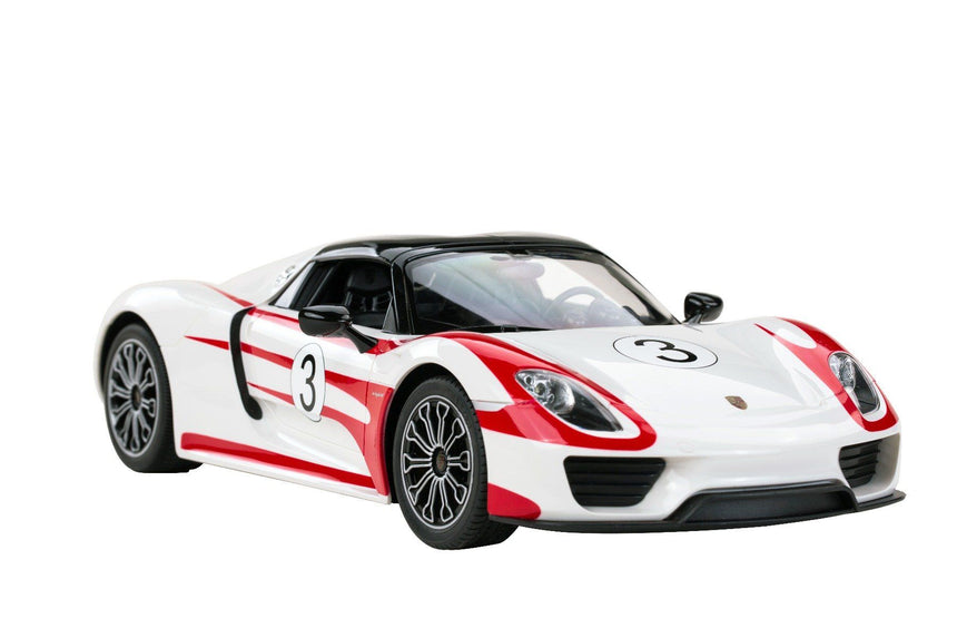 Rastar Licensed 1:14 Radio Control Car - Porsche 918 Spyder with USB Charger