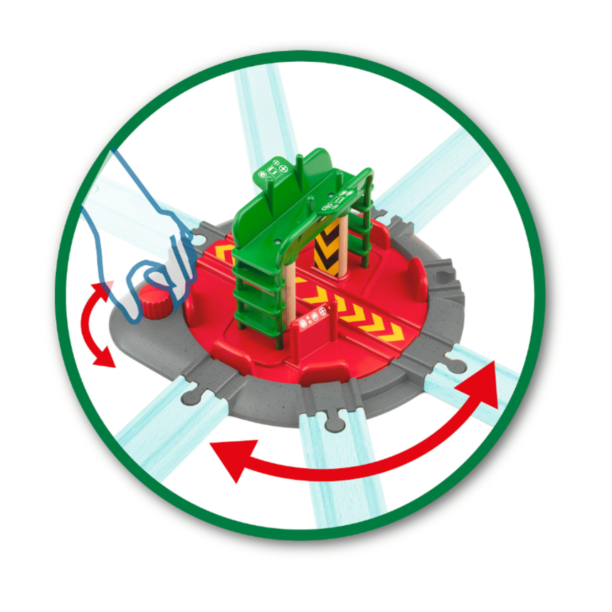 BRIO Turntable & Figure 2 pieces