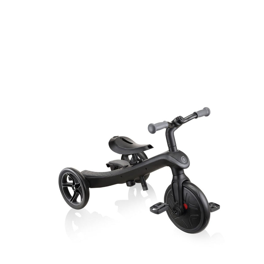 Globber Explorer Trike 4 in 1 DELUXE PLAY - Black/Grey